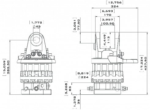 Ротатор CR 1200H-W45F173